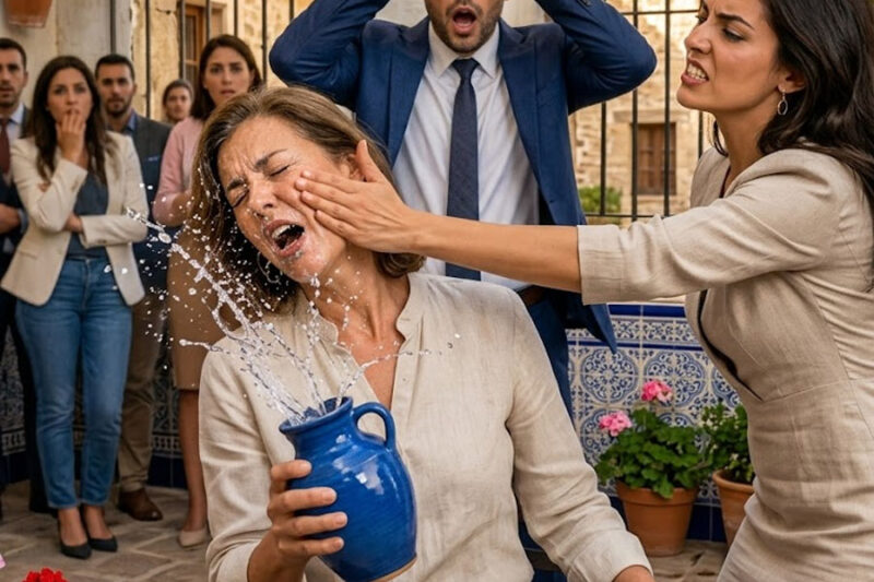 Me hice pasar por asistente para descubrir por qué mi esposo llegaba tarde, pero cuando bebí de su termo, su secretaria me golpeó y susurró: “No toques lo que es mío”; yo solo saqué el celular, grabé su error y preparé la carpeta negra que cambiaría toda la empresa.