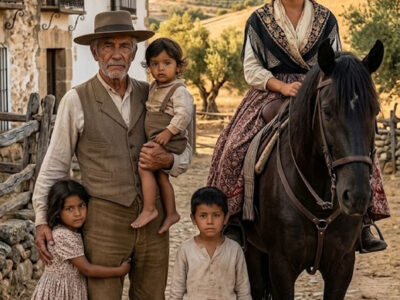 El viudo suplicó ayuda a una desconocida para cuidar a sus 3 hijos, sin imaginar que ella descubriría la mentira que destruyó su rancho