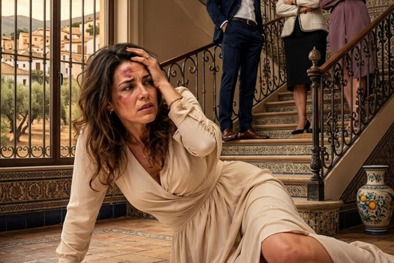 Mi suegra tiró la cena al piso, mi cuñada me empujó y mi esposo solo dijo: “Tú te lo buscaste”. Yo limpié la sangre en silencio, dejé comida para 2 días y vendí la casa que todos creían suya, pero el verdadero golpe estaba escondido en 642,000 pesos de facturas.