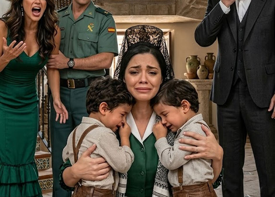 La niñera terminó esposada por un robo falso… hasta que un gemelo de 6 años reveló el cuarto donde su mamá los encerraba