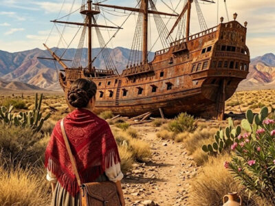# SIN AGUA EN 50 MILLAS: COMPRÓ UN BARCO DE VAPOR VARADO POR 1 DÓLAR… LUEGO ENCONTRÓ LO QUE ALGUIEN HABÍA ENTERRADO DEBAJO DE ÉL
