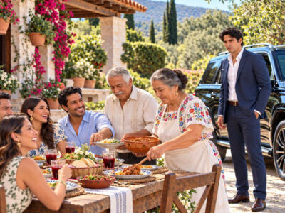 —¡En esta casa comen primero los que aportan! —escuché decir a mi hermano mientras mi madre, de 79 años, esperaba de pie con la comida en las manos. Yo había viajado para sorprender a mis padres, pero desde la ventana vi una carpeta azul y lo oí hablar de llevarlos al notario para poner la casa a su nombre. En ese instante entendí que mi visita ya no era una reunión familiar. Mis padres aún no sabían qué estaban a punto de firmar.