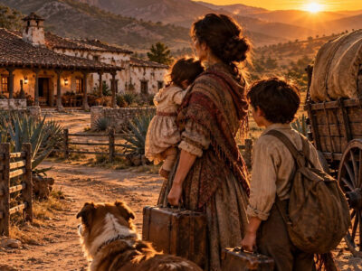 Abandonada con sus Hijos, Solo Heredó un Viejo Rancho… e Hizo de la Tierra el Sustento de su Familia