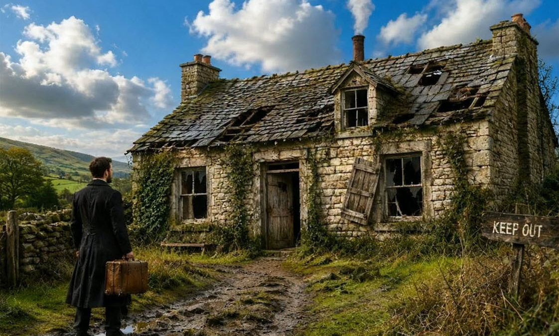 A los diecinueve años, en la ruina, heredó la casa en la ladera de una colina que pertenecía a un acumulador compulsivo; entonces, el oro escondido en las paredes reveló quién había traicionado a su familia.