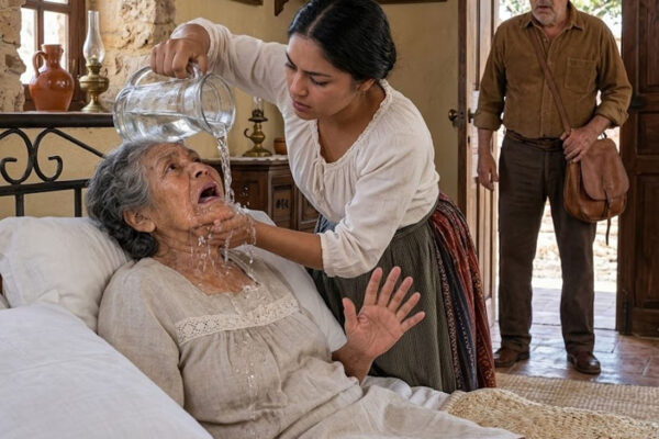 Volví antes del trabajo y encontré a mi madre de 78 años recogiendo comida del suelo, mientras mi esposa la miraba con desprecio. «¡Te he dicho que no te levantes sin permiso!», le gritó. Sin levantar la voz, saqué el móvil y empecé a grabar. Pero lo que descubrí dentro de una mochila negra escondía una traición de 720.000 euros.