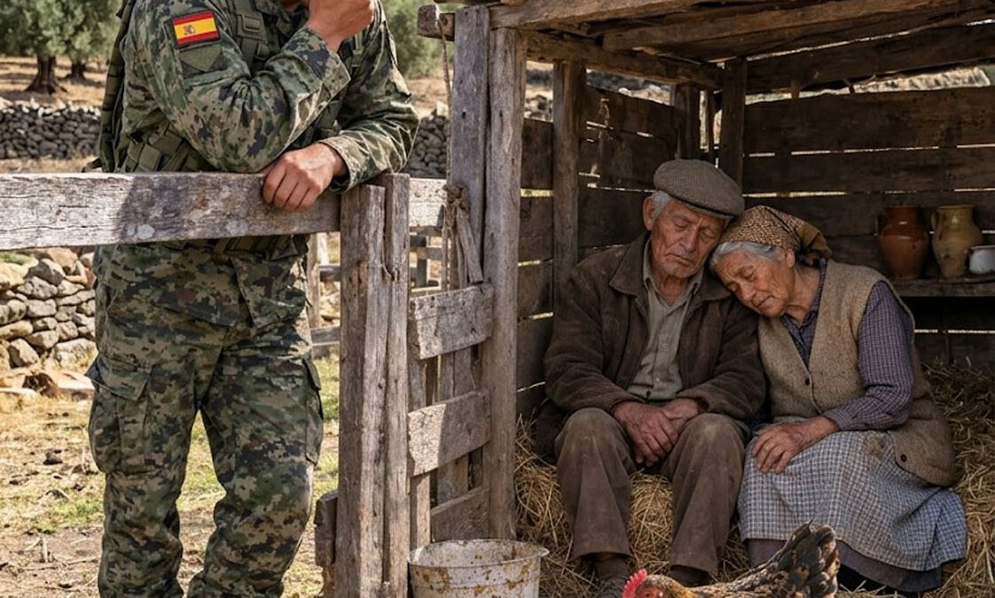 Regresé antes de lo previsto tras 2 años destinado en el extranjero y encontré a mis padres ancianos durmiendo sobre paja en el gallinero, mientras mi esposa brindaba con sus invitados. «Ya no sirven para nada; te he hecho un favor», dijo sonriendo. Sin discutir, llamé a la policía y abrí las grabaciones de seguridad. Entonces descubrí que el gallinero solo era el principio.