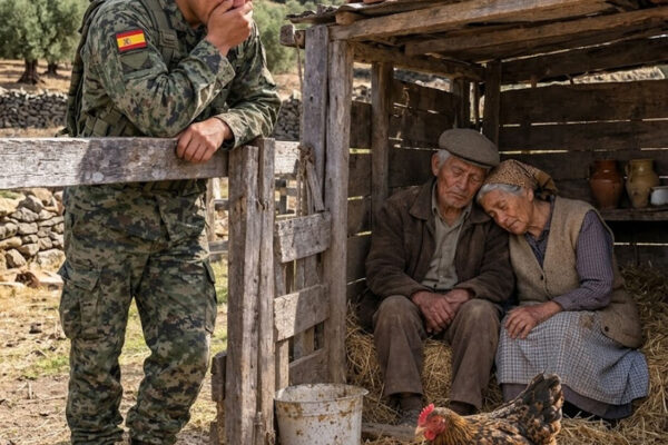Regresé antes de lo previsto tras 2 años destinado en el extranjero y encontré a mis padres ancianos durmiendo sobre paja en el gallinero, mientras mi esposa brindaba con sus invitados. «Ya no sirven para nada; te he hecho un favor», dijo sonriendo. Sin discutir, llamé a la policía y abrí las grabaciones de seguridad. Entonces descubrí que el gallinero solo era el principio.