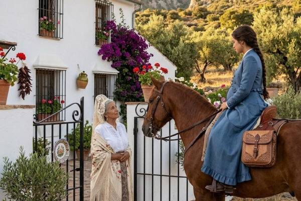 Cuando mi suegra dejó mi maleta junto a la puerta, entendí que querían borrarme de la familia mientras yo esperaba al hijo de Javier. “Necesitamos tu habitación, así que tendrás que marcharte”, dijo sin mirarme. No discutí: tomé a Lucero y cabalgué hasta la casa de la abuela que ellos también habían rechazado. Esa noche puso ante mí una caja cerrada que Javier había dejado 18 días antes de perder la vida.’