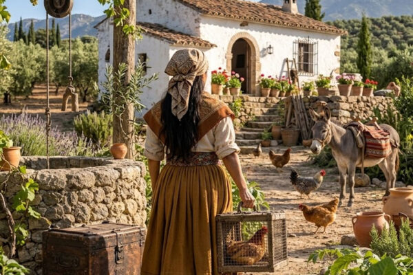 Regresé antes de lo previsto y encontré una nota atada a una rama de olivo frente a mi puerta, mientras los Aranda ya calculaban cuánto valía la finca que yo había levantado desde la ruina. “Vende antes de que otros decidan el precio por ti.” No respondí: quemé la nota y llevé mis escrituras al registro. Pero el viejo mapa escondido por Teresa revelaba algo que ellos jamás quisieron que yo encontrara.
