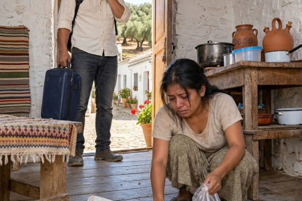 Volví a España sin avisar y encontré a mi mujer recogiendo comida detrás de un restaurante mientras mi hermano estrenaba casa y negocio. Cuando lo enfrenté, soltó: “Tú tampoco estabas aquí”. No discutí: llevé los movimientos bancarios directamente a una abogada. Pero el último extracto mostraba algo peor: durante años, alguien de mi propia familia había autorizado aquellas transferencias.