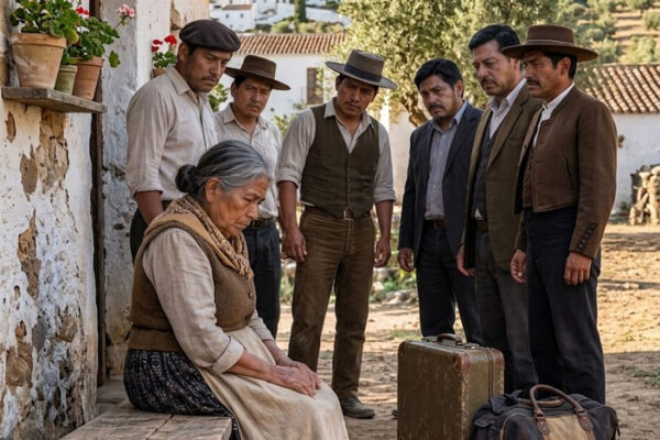 Volví a España sin avisar para sorprender a mi madre y la encontré limpiando mesas mientras mis 4 hermanos y yo presumíamos de haberle dado una buena vida. En el chat familiar leí: “Estoy ocupado, que se encargue otro”. Cerré el sobre con dinero y exigí revisar cada mensaje de los últimos 3 años. Entonces apareció una foto del techo hundido que ninguno recordaba haber visto.