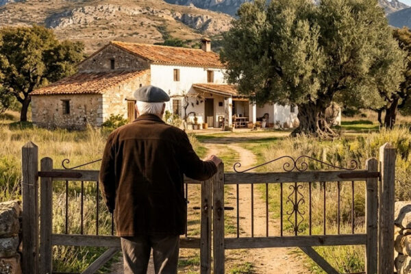A los 82 años descubrí que mi hijo había vendido la mecedora de mi esposa mientras yo seguía en la residencia. “Son solo cosas”, me dijo, y esa misma mañana saqué mis ahorros, firmé la compra de una casa abandonada por 100 euros y me marché sin discutir. La segunda noche oí golpes bajo el suelo; al levantar una tabla encontré una escalera oculta… y una caja con mi apellido.