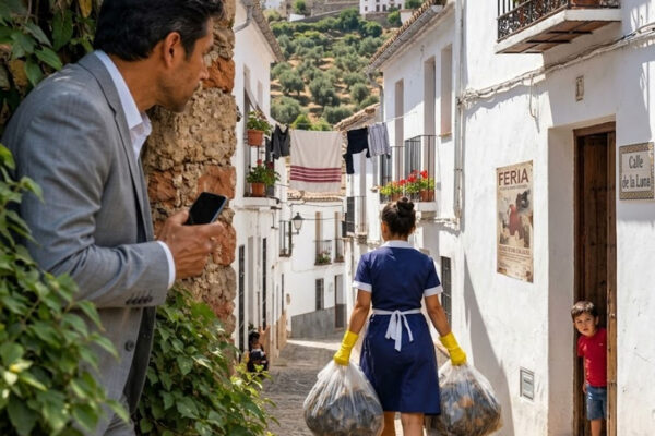 Seguí a mi ex al salir del restaurante y descubrí que llevaba las sobras a un niño enfermo que tenía mis mismos ojos, mientras mi esposa seguía controlando una fortuna construida sobre medicamentos inaccesibles. Cuando la llamé, respondió: “Tú ya habías elegido. Elegiste la empresa”. Firmé mi renuncia sin discutir. Entonces vi un informe del hospital con el apellido de la familia de mi esposa.