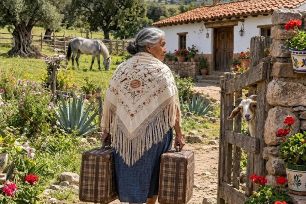 Después de 12 años criando a mis nietos y sirviendo en casa de mi hijo, escuché cómo su esposa planeaba convertir mi pequeño dormitorio en un despacho mientras él asentía tranquilamente. «Mamá, creemos que ha llegado el momento de que vuelvas a ser independiente». No discutí: aquella noche conté mis ahorros y compré una finca abandonada. Pero en el establo encontré una yegua preñada y un informe veterinario alarmante.